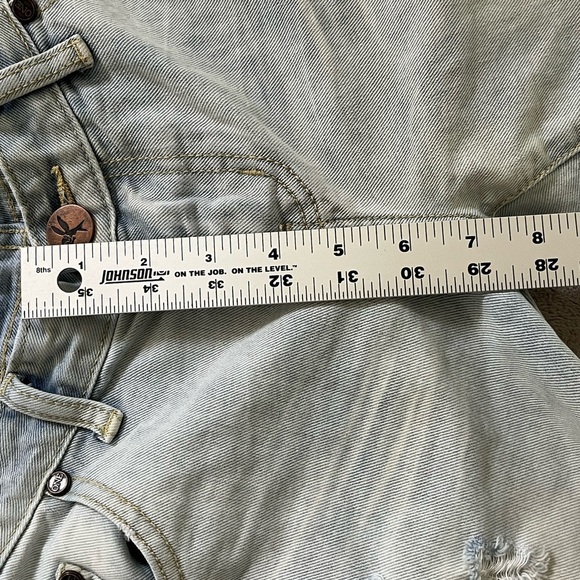 One X ONE TEASPOON Freebirds Low Waist Short Rise Skinny Jeans 27 Distressed - Picture 14 of 15